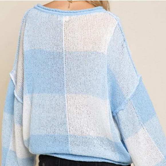 POL Distressed Relaxed Fit Sweater - Picture 5 of 5